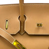エルメス HERMES バーキン35 □B刻 ナチュラル ゴールド金具 エプソン レディース ハンドバッグ