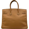 エルメス HERMES バーキン35 □B刻 ナチュラル ゴールド金具 エプソン レディース ハンドバッグ