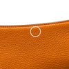 エルメス HERMES ジプシェール34 □P刻 オレンジ シルバー金具 トリヨン レディース ショルダーバッグ