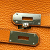エルメス HERMES ジプシェール34 □P刻 オレンジ シルバー金具 トリヨン レディース ショルダーバッグ