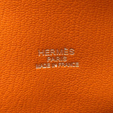 エルメス HERMES ジプシェール34 □P刻 オレンジ シルバー金具 トリヨン レディース ショルダーバッグ
