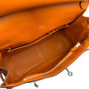 エルメス HERMES ジプシェール34 □P刻 オレンジ シルバー金具 トリヨン レディース ショルダーバッグ