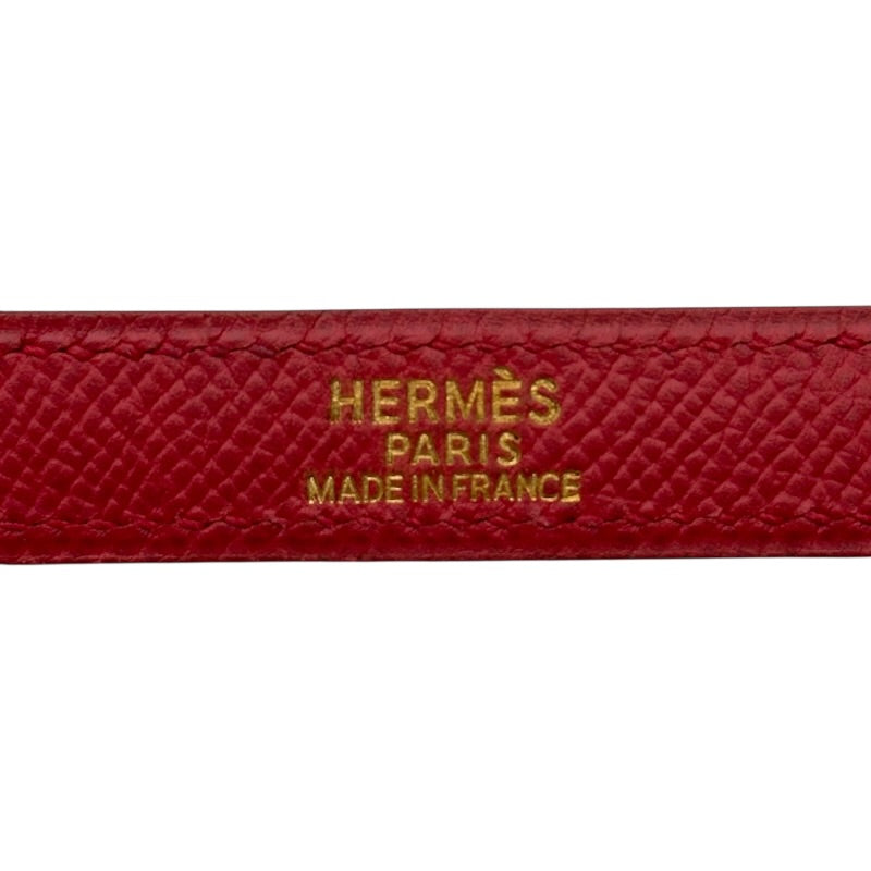 エルメス HERMES ボリード35 ▢D刻 ルージュカザック ゴールド金具 