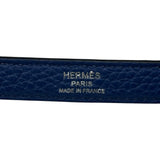 エルメス HERMES ボリード31 C刻 ブルーブライトン シルバー金具 トリヨン レディース ハンドバッグ