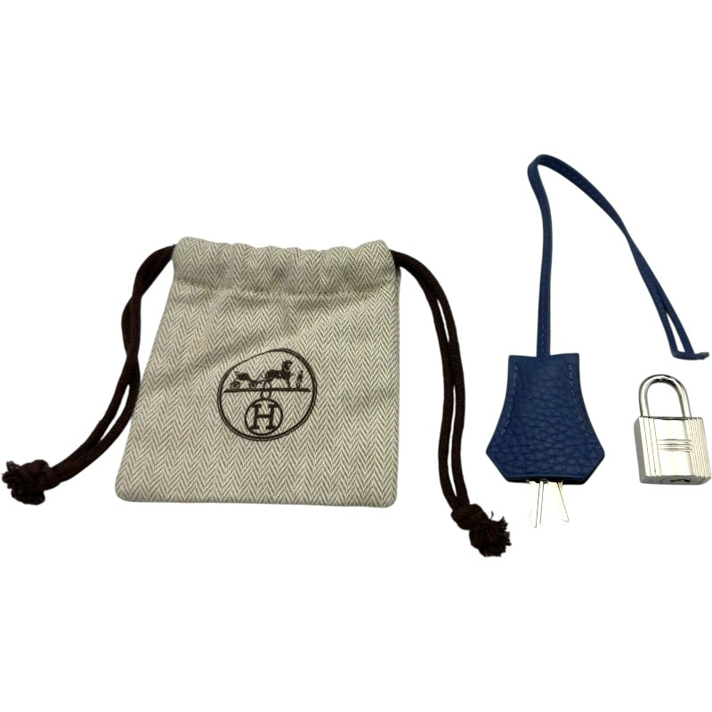 エルメス HERMES ボリード31 C刻 ブルーブライトン シルバー金具 