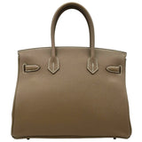 エルメス HERMES バーキン30 U刻印　(2022年製) エトゥープ シルバー金具 トゴ レディース ハンドバッグ