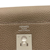エルメス HERMES ケリー35 内縫い □N刻 エトゥープ シルバー金具 トリヨン レディース ハンドバッグ
