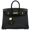 エルメス HERMES バーキン25 K刻印　(2025年製) プロン ゴールド金具 トゴ レディース ハンドバッグ