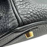 エルメス HERMES バーキン30 □G刻 ブラック ゴールド金具 トリヨン レディース ハンドバッグ
