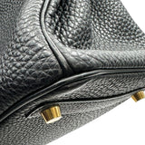 エルメス HERMES バーキン30 □G刻 ブラック ゴールド金具 トリヨン レディース ハンドバッグ