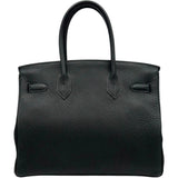 エルメス HERMES バーキン30 □G刻 ブラック ゴールド金具 トリヨン レディース ハンドバッグ