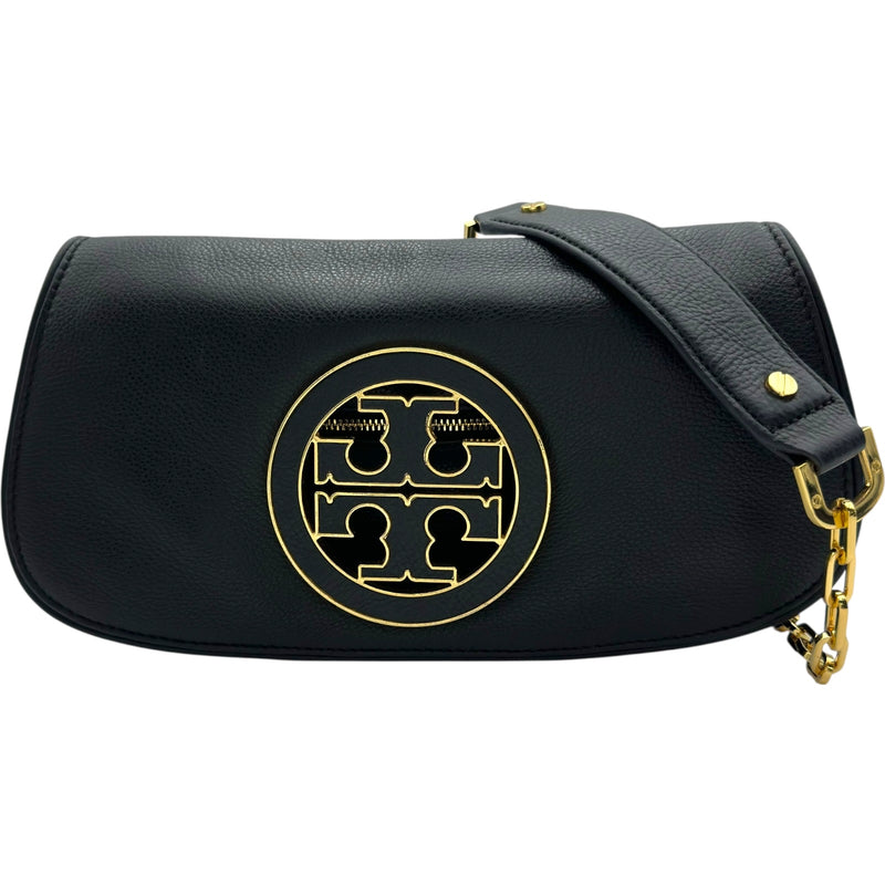 トリーバーチ TORY BURCH チェーンショルダー ブラック ゴールド金具