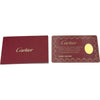 カルティエ Cartier マルチェロハンドバッグ ブラウン/ブラック シルバー金具 レザー レディース ハンドバッグ