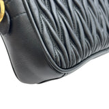 ミュウミュウ miu miu マテラッセ ショルダーバッグ 5BH118 ブラック レザー レディース ショルダーバッグ