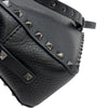 ヴァレンティノ VALENTINO ロックスタッズ ショルダーバッグ ブラック　シルバー金具 レザー レディース ショルダーバッグ