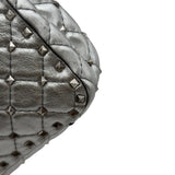 ヴァレンティノ VALENTINO ロックスタッズ スパイクハンドバッグ シルバー　シルバー金具 レザー レディース ハンドバッグ
