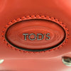 トッズ TOD’S 2WAYショルダーバッグ レッド系 シルバー金具 レザー レディース ショルダーバッグ