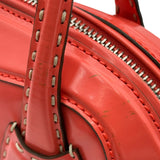 トッズ TOD’S 2WAYショルダーバッグ レッド系 シルバー金具 レザー レディース ショルダーバッグ