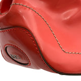 トッズ TOD’S 2WAYショルダーバッグ レッド系 シルバー金具 レザー レディース ショルダーバッグ