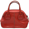 トッズ TOD’S 2WAYショルダーバッグ レッド系 シルバー金具 レザー レディース ショルダーバッグ