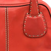 トッズ TOD’S 2WAYショルダーバッグ レッド系 シルバー金具 レザー レディース ショルダーバッグ