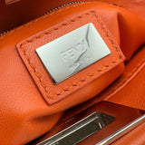 フェンディ FENDI ピーカブー ミニ 8BN244 オレンジ レザー/ファー レディース ショルダーバッグ