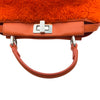 フェンディ FENDI ピーカブー ミニ 8BN244 オレンジ レザー/ファー レディース ショルダーバッグ