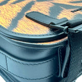 バーバリー BURBERRY レオパードショルダーバッグ 8050873 オレンジ/ブラック PVC/レザー レディース ショルダーバッグ