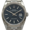 ロレックス ROLEX デイトジャスト36 フルーテッドモチーフ 126234 ブルー ホワイトゴールド/ステンレススチール メンズ 腕時計