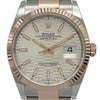 ロレックス ROLEX デイトジャスト36 フルーテッドモチーフ 126231 シルバー ピンクゴールド/ステンレススチール メンズ 腕時計