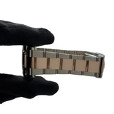 ロレックス ROLEX デイトジャスト36 フルーテッドモチーフ 126231 シルバー ピンクゴールド/ステンレススチール メンズ 腕時計