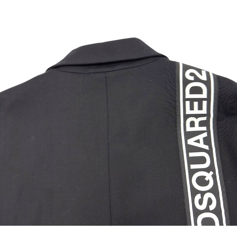 ディースクエアード DSQUARED ロゴラインロングコート S75AA0244