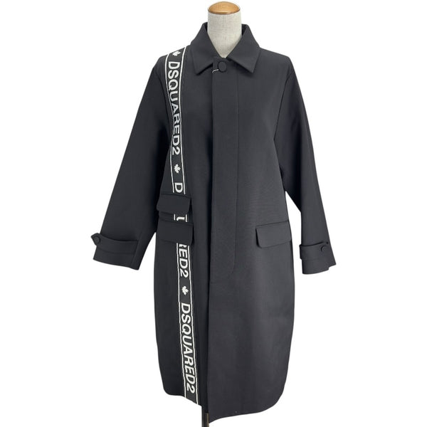 Dsquared2コート ディースクエアード ウールコート カシミアコート 46 ディースクエアード DSQUARED ロゴラインロングコート S75AA0244