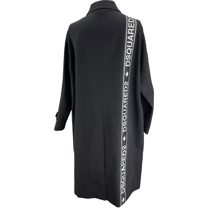 ディースクエアード DSQUARED ロゴラインロングコート S75AA0244