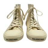 バレンシアガ BALENCIAGA PARIS HIGH TOP スニーカー 688752 クリーム レザー メンズ スニーカー