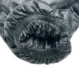 モンクレール MONCLER LAICHE ファー付ダウンジャケット ブラック ナイロン レディース ダウンジャケット