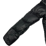 モンクレール MONCLER LAICHE ファー付ダウンジャケット ブラック ナイロン レディース ダウンジャケット