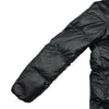 モンクレール MONCLER LAICHE ファー付ダウンジャケット ブラック ナイロン レディース ダウンジャケット