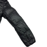 モンクレール MONCLER LAICHE ファー付ダウンジャケット ブラック ナイロン レディース ダウンジャケット