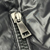 モンクレール MONCLER LAICHE ファー付ダウンジャケット ブラック ナイロン レディース ダウンジャケット