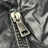 モンクレール MONCLER LAICHE ファー付ダウンジャケット ブラック ナイロン レディース ダウンジャケット