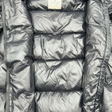 モンクレール MONCLER LAICHE ファー付ダウンジャケット ブラック ナイロン レディース ダウンジャケット