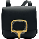 エルメス HERMES デッラ カヴァッレリア ミニ W刻印 ブラック ゴールド金具 エプソン レディース ショルダーバッグ