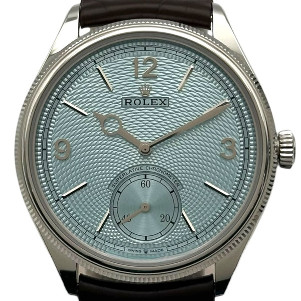 ロレックス ROLEX 1908 52506 アイスブルー プラチナ 自動巻き メンズ