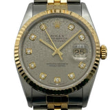 ロレックス ROLEX デイトジャスト36 16233G ホリコン ゴールド/ステンレススチール 自動巻き メンズ 腕時計