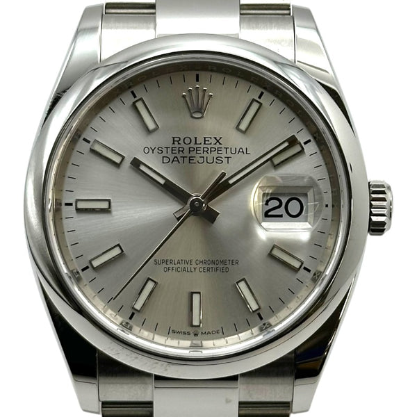 ロレックス ROLEX デイトジャスト 126200 シルバー ステンレススチール