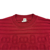 エルメス HERMES シェーヌダンクルニットセーター 3E2614D3 レッド シルク レディース セーター