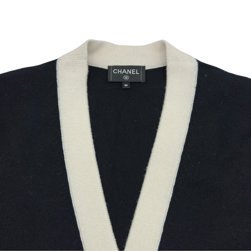 シャネル CHANEL ココマークボタンカシミヤニットカーディガン P76430