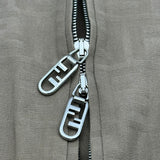 フェンディ FENDI FF総柄ジップアップブルゾン FW0162 ベージュ コットン メンズ ブルゾン