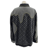 ルイ・ヴィトン LOUIS VUITTON ｘNIGO クレイジーワークウェアデニムジャケット HMA20E ブラック デニム メンズ デニムジャケット
